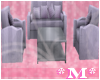 *M* lilac modern sofa