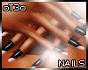 !T3! Black _-_Nails ~