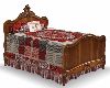 Country Bed Red Gray