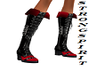 Red +Black boots