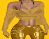 DONNA GOLDEN PANTHER TOP