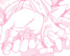 Pink Manga Hold me