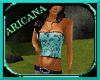 {AB} Teal Corset/Jeans