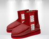 CLEAR RED UGGS