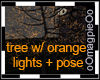 *m 3D Orange Lights Tree