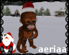 Christmas baby orangutan