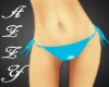 ~A~TealPVC Bikini Bottom