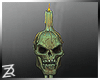 !R Candle on Skull