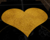 Gold Heart Rug