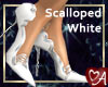 .a Scalloped Spike White