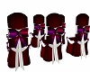 Maroon Wedding Chairs