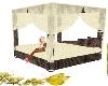 ~p~woven canopy bed