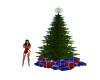 Blue Lite Christmas Tree