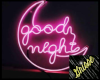 GoodNight neon sign
