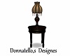 home end table w lamp