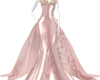 pink wed dress