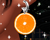 ♡ Earring Orange Anim