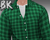 Flannel Tucked Green