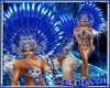 Hair carnaval blue 2