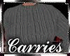 C GrayTightSweater