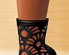 A*Black Lace Boots