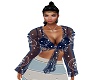 ASL Nautical Throw Top