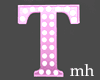 Pink Letter T