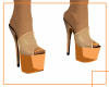 Orange Platform Heels