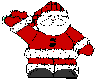 waving santa