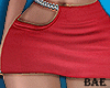 B| Red Chain Skirt