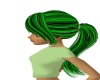 Black/Green Aera Hair