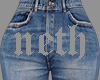 (F) jeans w/ zippers