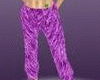 Purple Fur cargo pants