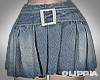 O! Denim Skirt + Belt