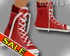 Red Basketball Boots