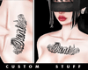 Dani Chest Tattoo