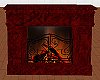 ES Red Marble Fireplace