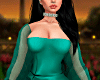 L⚜ Chic Green Dress