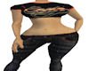 *Ck Coogi Red & Blk Jean