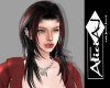 {AJ} Aly red & blk