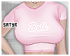 Busty Pink Doll Tee
