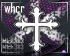 ♚ White Cross Particle