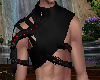 black red armour top