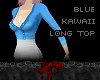 [P]  blue kawaii top