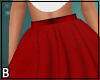 Retro Red Full Skirt