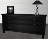 (H)Black dresser