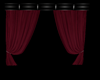 Burgundy curtain