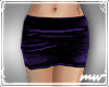 !Short velv skirt purple