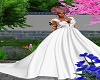 Flowered Wedding dress