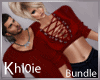 K fall into me red b F